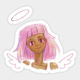 Angel girl Sticker